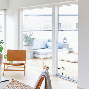 Internal colours, casement door with 24mm threshold